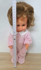 Play doll vinyl doll doll M Zapf 36 cm sleep eyes collector rarity Vintage