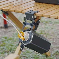 For Lamp Poles Gas Canister Hanger Outdoor Cooking Easy Valve Adjustment