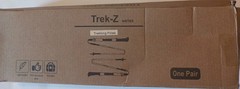 Trek-Z Cork Grip Trekking Poles – Lightweight Folding Hiking Poles, Adjustable H