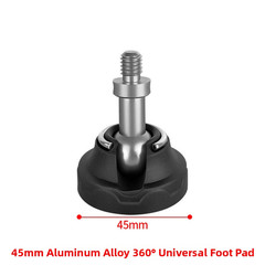 Tripod Foot Pads 360 Deg Full Ground Contact 45mm 50mm for Uneven Terrain