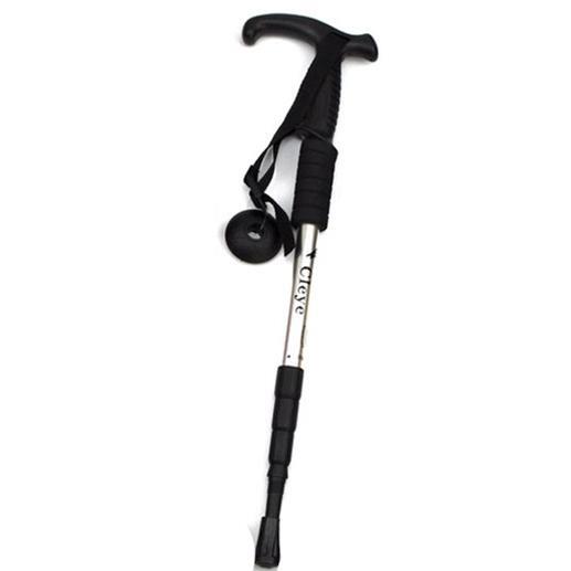 Hiking Stick 110 Cm 4 Section Aluminum Alloy Walking Trekking Poles