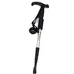 Hiking Stick 110 Cm 4 Section Aluminum Alloy Walking Trekking Poles