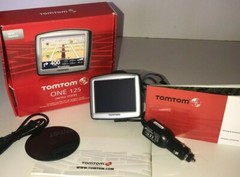 TomTom One 125. GPS ~ Open Box with the original box and manuals. see photos