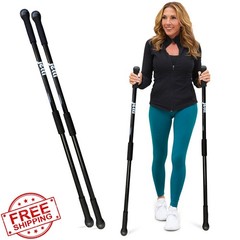 jetti Weighted Walking Stick Black Small