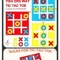 10pcs Felt For For Tac Toe Tokens for Team Building and Friend Gatherings