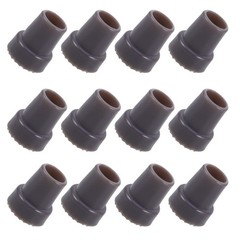 12 Pcs Crutch Feet Caps Replacement Pads Bottom Cane Ends Rubber