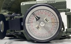 Cammenga Model 3H Military Lensatic Compass Tritium US GI OD Green with Pouch