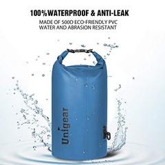 Dry Bag Waterproof, 2L//10L/20L/30L/40L Floating and Lightweight 5L Sky Blue