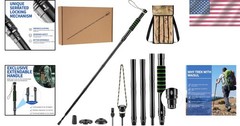Lightweight Tactical Hiking Stick with Multitool Free USA Shipping$