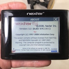 Nextar M3 -06 GPS Satellite Navigation System 3.5 inches Color Touch Screen Next