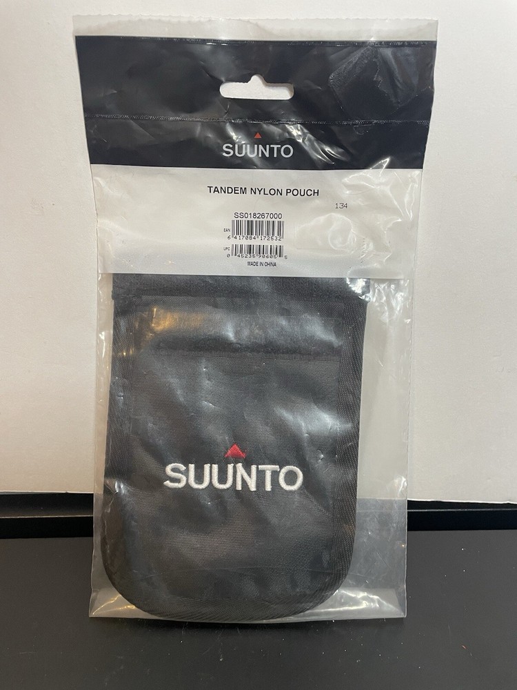 NWT SUUNTO Unisex’s Tandem Nylon Pouch Accessories Black One Size MC-2 Compasses