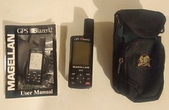 Magellan GPS Blazer 12 Satellite Navigator w/ Manual/case Outdoors/Hiking Works