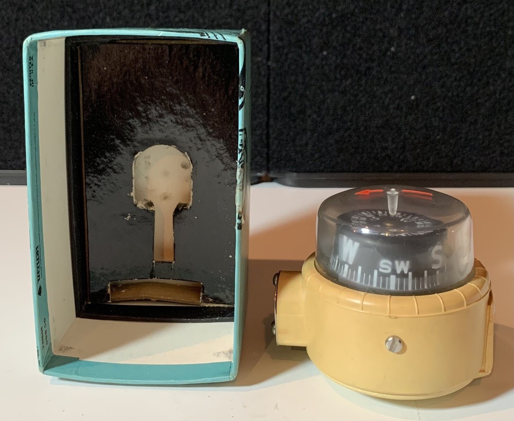 Vintage Taylor Navigator Compass # 2980 Auto Boat Plane USED Made In USA