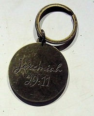 Inspirational Compass Keychain Jeremiah 29:11 Metal Gift Souvenir