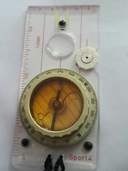 SPORT 4 COMPASS HIKING ORIENTATION FREIBERGER GERMANY DDR GDR ORIGINAL CASE