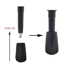 Trekking Pole Accessories Extra Thick And Wear Resisting Rubber Tips Snow Suppor