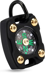 Mini Titanium/Brass Compass, Waterproof Pocket Compass for Hiking & Survival,…