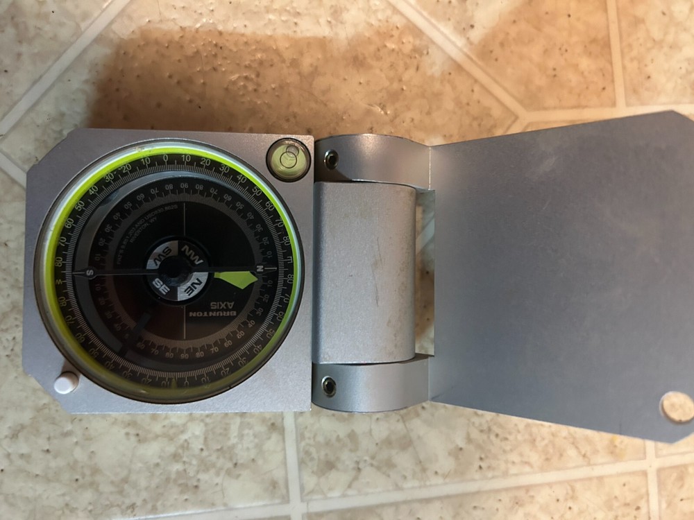 Brunton Axis Transit Silver (0-360°) (used 3 times)