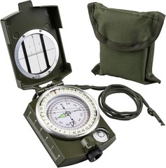 Compasses，Hiking Compass for Survival with ，Waterproof Durable and Green