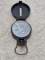 lensatic engineer compass black plastic compact portable navagation survival
