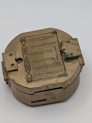 Stanley London Brass Prismatic Compass Clinometer Sine Table Survey
