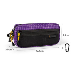 Outdoor Waist Bag with Bright Inner Lining for Quick Item Identification