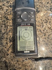 Garmin GPS 12 Handheld Unit Camping Hunting Hiking Tested Works