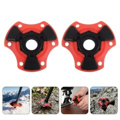 2Pcs Durable Tpr Trekking Pole Snow and Mud Baskets for Outdoor Travel