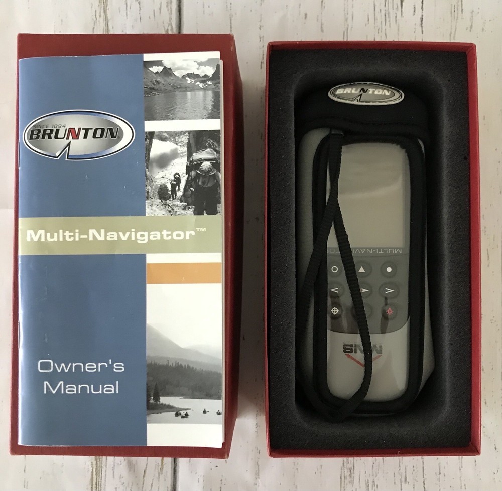 Brunton MNS Multi-Navigator GPS Compass USED & WORKING