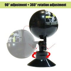 Car Compass Automotive Compass Ball Adjustable Dashboard Mounted for Hiking*