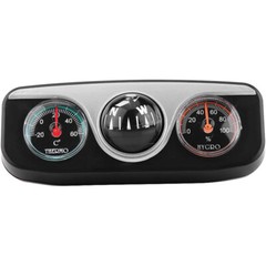 3 in1 Car Dashboard Thermometer Navigation Compass Ball for Boat Marine Truck