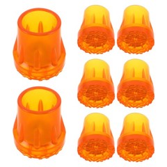 8 Pcs Underarm Crutch Foot Pads Tips Walking Accessories Cane Feet