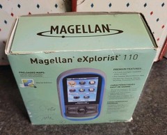 Magellan eXplorist 110 Handheld Geocaching GPS TESTED WORKS + Manual & Box 2011