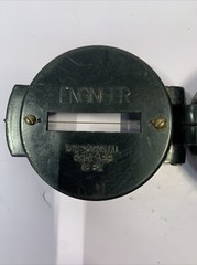 VINTAGE METAL ENGINEER COMPASS – Japan made – Glow in the Dark Letters