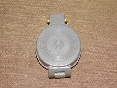 VINTAGE PLASTIC COLEMAN ENGINEER LENSATIC COMPASS