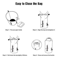 Dry Bag Waterproof, 2L//10L/20L/30L/40L Floating and Lightweight 5L Sky Blue