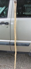 Walking Stick Hiking Stick Handmade Sweet Gum Wood Staff 59.5” Trekking Pole,Art