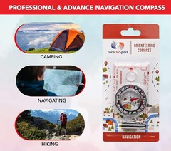 Handheld Compass with Liquid-Filled Needle – Navigate with Confidence