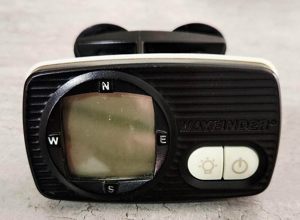 Vintage Radio Shack Wayfinder Compass, Suction Cups, Untested Pre-Owned