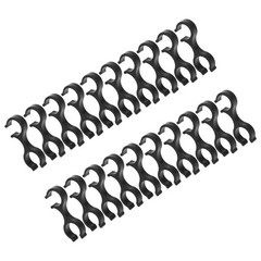 20 Pcs Hiking Accessories Climbing Stick Carrying Hooks Pole Clips