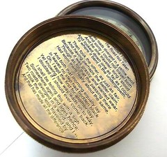 Robert Frost Poem Compasspocket Compass W Leather Case Rustic Vintage Home Decor