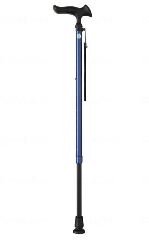 Fuji Home Karugamo E Telescopic Walking Cane WB3739 Blue