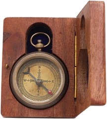 RII Solid Brass Engraved Compass Gifts with Poet Quotes, Perfect for Graduation,