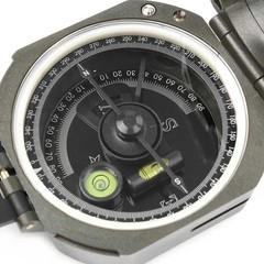 Pocket Transit Army Geology Compass for Outdoor Hiking Camping Survival Marching