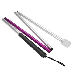 Folding Foldable Reflective Cane Crutch Portable Anti Shock Guide Walking Stick