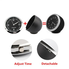 Removable Car Dashboard Panel Clocks + Thermometer + Hygrometer 3 in 1 Set Motor
