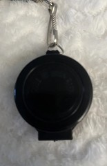Compass Impact Resistant Plastic Case 1.75” Diameter With Lanyard & Clam Clip