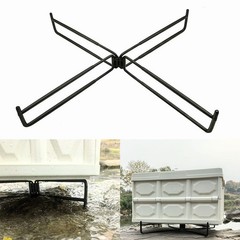 Portable Foldable Camping Stand with Nonslip Adjustable Ground Support Legs