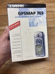 Garmin GPSMAP 76S W/ Sensors Maps 12 Channel Compass Waterproof & Case No Cable