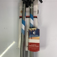Crescent Moon All Season Trekking Poles Adjustable 25-53 Inch Telescopic Hiking